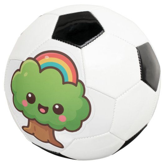 Vriendelijke Kawaii Tree Voetbal (Drie kwart)