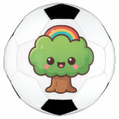 Vriendelijke Kawaii Tree Voetbal (Voorkant)