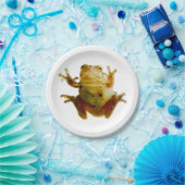 Vriendelijke kikker 4Frank Papieren Bordje (Feest)