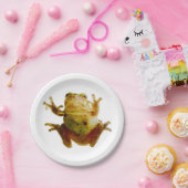 Vriendelijke kikker 4Frank Papieren Bordje (Feest)