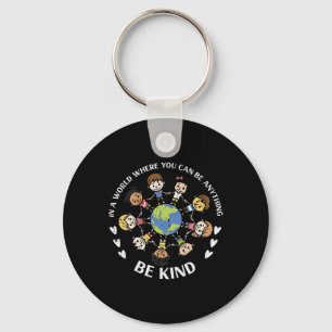 Vriendelijke Kinder Earth Anti Pesten Unity Day Or Sleutelhanger