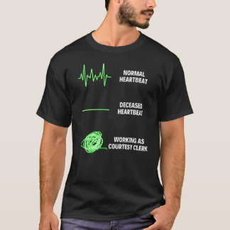Vriendelijke klerk werknemer grappige vriendelijke t-shirt