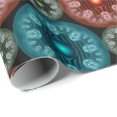 Vriendelijke kleurige decoratie cadeaupapier (Rol Hoek)