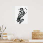 Vriendelijke Kraai Poster (Keuken)