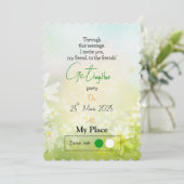 vriendelijke lente kaart (Staand voorkant)