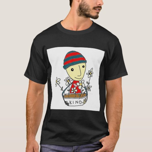 Vriendelijke man t-shirt (Voorkant)