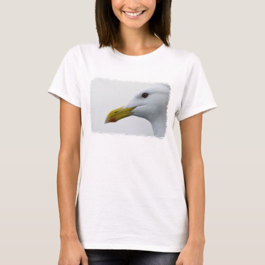 Vriendelijke meeuw? t-shirt (Voorkant)
