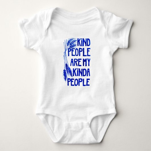 Vriendelijke Mensen Baby Bodysuit / Shirt (Voorkant)