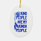 Vriendelijke mensen Keramisch Ornament (Voorkant)