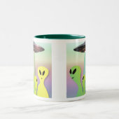 vriendelijke mok voor tweetone-koffie van aliens (Center)