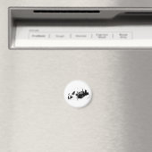 Vriendelijke omtrek, alledaagse vrolijkheid magneet (Insitu (Vaatwasser))