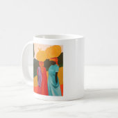 Vriendelijke ontmoeting 2006 koffiemok (Voorkant links)