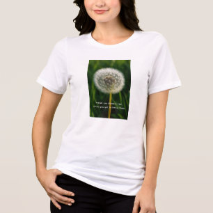Vriendelijke Paardenbloem Wilde Bloementuin Inspir Tri-Blend Shirt