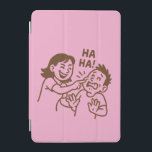 vriendelijke plagerij iPad mini cover<br><div class="desc">Een speelse cartoon die laat zien dat een vriend een ander plaagt - lachen en verrassen op een leuk moment!</div>