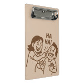 vriendelijke plagerij mini klembord (Schuin)