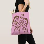 vriendelijke plagerij tote bag (Dichtbij)