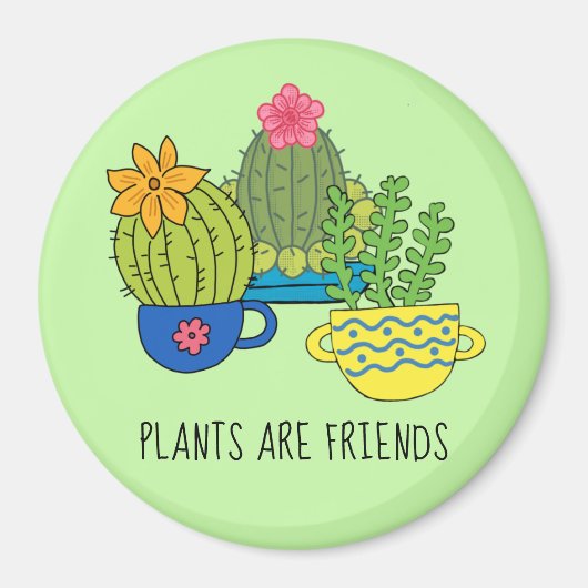 Vriendelijke Planten Succulent Magnet (Voorkant)