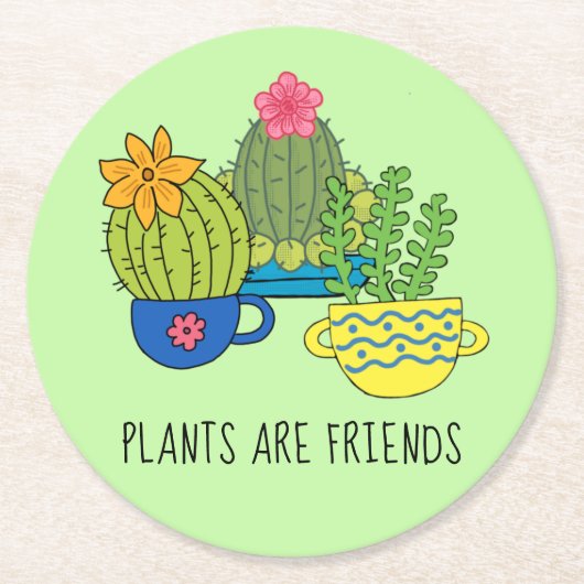 Vriendelijke Planten Succulent Onderzetter (Voorkant)