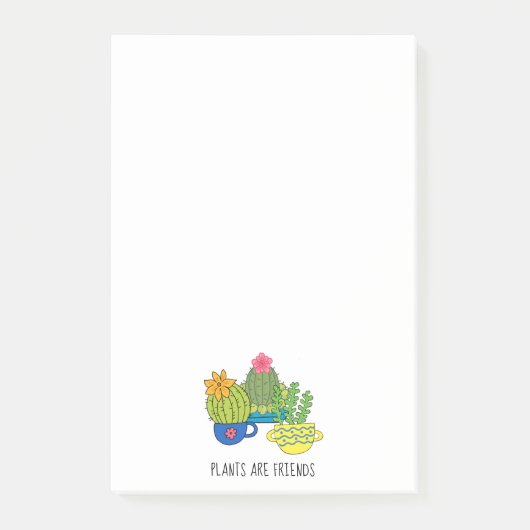 Vriendelijke Planten Succulent Post-it Notes (Voorkant)