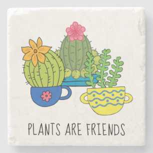 Vriendelijke Planten Succulent Stone Onderzetter