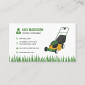 Vriendelijke & Professionele Gazonzorg aanpasbaar Visitekaartje (Voorkant)