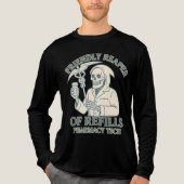 Vriendelijke Reaper van Refills Pharmacy Tech Skel Tri-Blend Shirt (Voorkant volledig)
