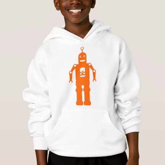 Vriendelijke Robot - Oranje (Voorkant)