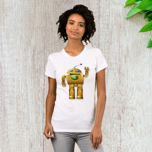 Vriendelijke Robot Vrouwen T-shirt