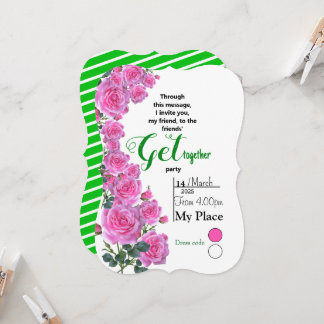 Vriendelijke Rozen Kaart