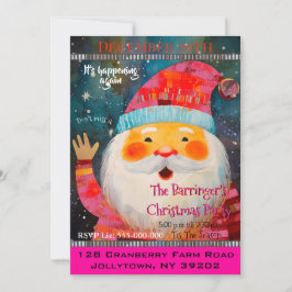 Vriendelijke Sinterklaas Gelukkig Kerstfeest Kaart