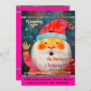 Vriendelijke Sinterklaas Gelukkig Kerstfeest Kaart