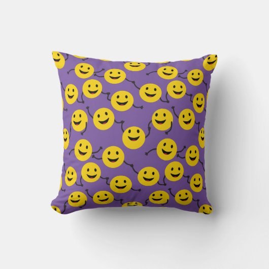 Vriendelijke Smileys Kussen (Voorkant)