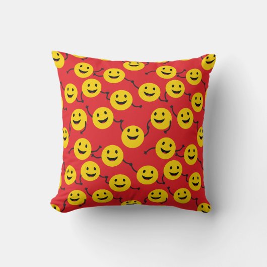 Vriendelijke Smileys Kussen (Voorkant)