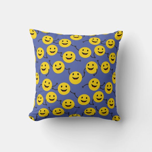 Vriendelijke Smileys Kussen (Voorkant)