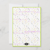 Vriendelijke Spooks Kinder Halloween Party Invitat Kaart (Achterkant)