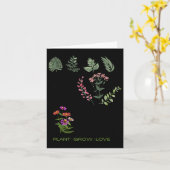 Vriendelijke Sticker spreken Kaart (Gele Bloem)