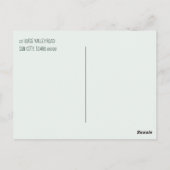 Vriendelijke Thanksgiving Denk aan jou Briefkaart (Achterkant)