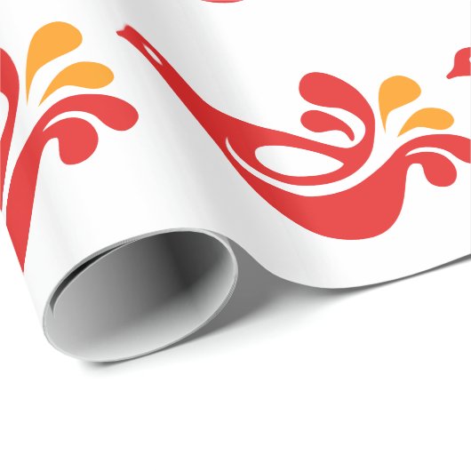 vriendelijke vogel cadeaupapier (Rol Hoek)