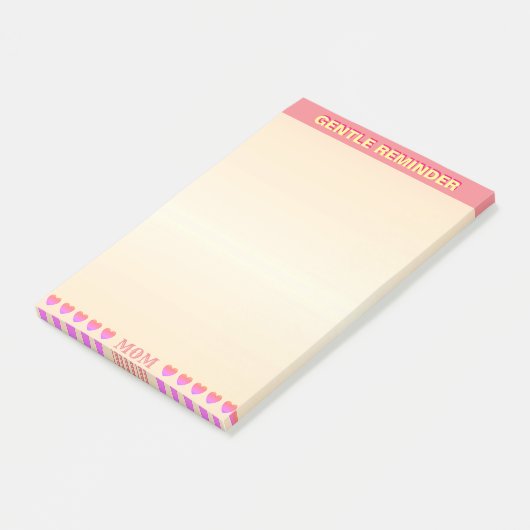 Vriendelijke/vriendelijke herinnering post-it® notes (Schuin)