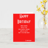 Vriendelijke vriendenkaarten voor verjaardagskaart kaart (Gele Bloem)