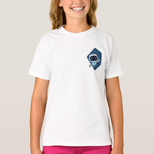Vriendelijke Winkende Robot Kinderen T-shirt