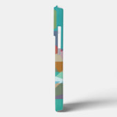 Vriendelijke witte geit Kleurrijke geometrische ac Case-Mate iPhone Case (Achterkant / Links)