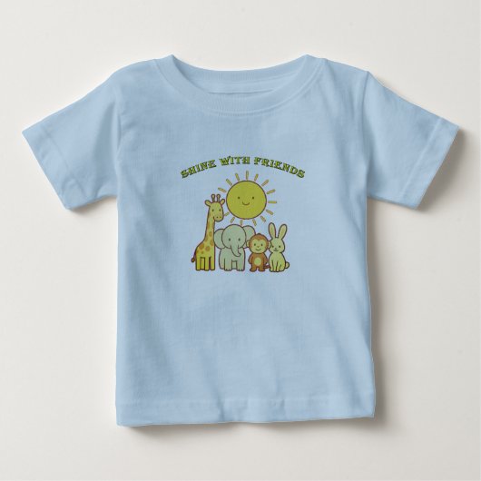 Vriendelijke zon T-shirt (Voorkant)