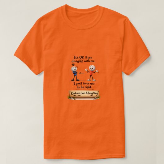 Vriendelijkheid (1a) t-shirt (Design voorkant)