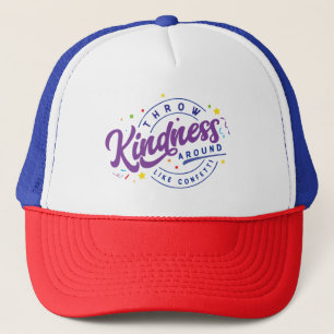 Vriendelijkheid als Confetti Hoed Trucker Pet