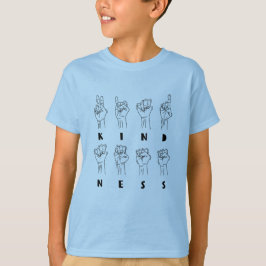 Vriendelijkheid, Amerikaanse Gebarentaal ASL - Gra T-shirt