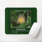 Vriendelijkheid Baby Oriole Motivatie Mousepad Muismat (Met muis)