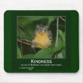 Vriendelijkheid Baby Oriole Motivatie Mousepad Muismat (Voorkant)