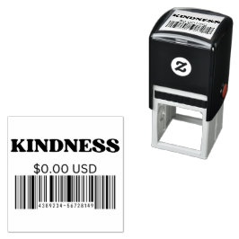 Vriendelijkheid Barcode Positief Quote Esthetisch Zelfinktende Stempel