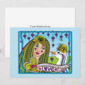 Vriendelijkheid bij het geven_Flat Card 7"x5" (Voorkant / Achterkant)